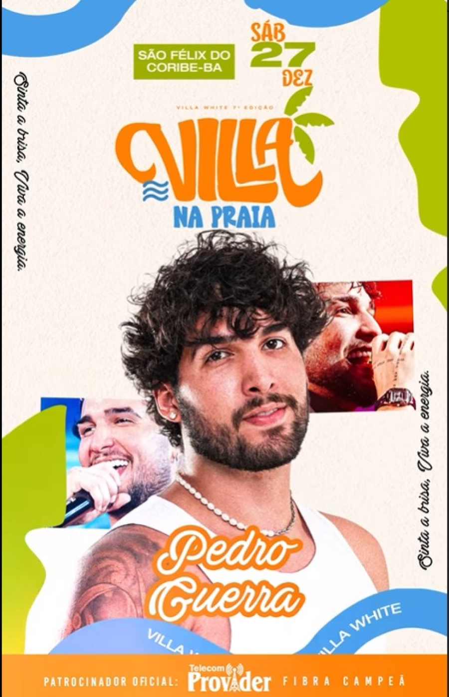 Pedro Guerra é a primeira atração confirmada do Villa White 2025 em São Félix do Coribe